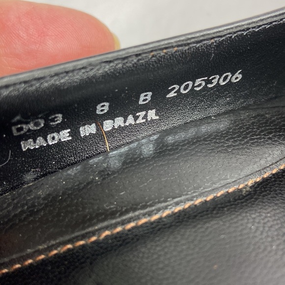 Cole Haan size 8 brown leather 2 1/2 inch pointy pumps great condition - Picture 9 of 12